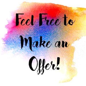 Feel free to make  an offer